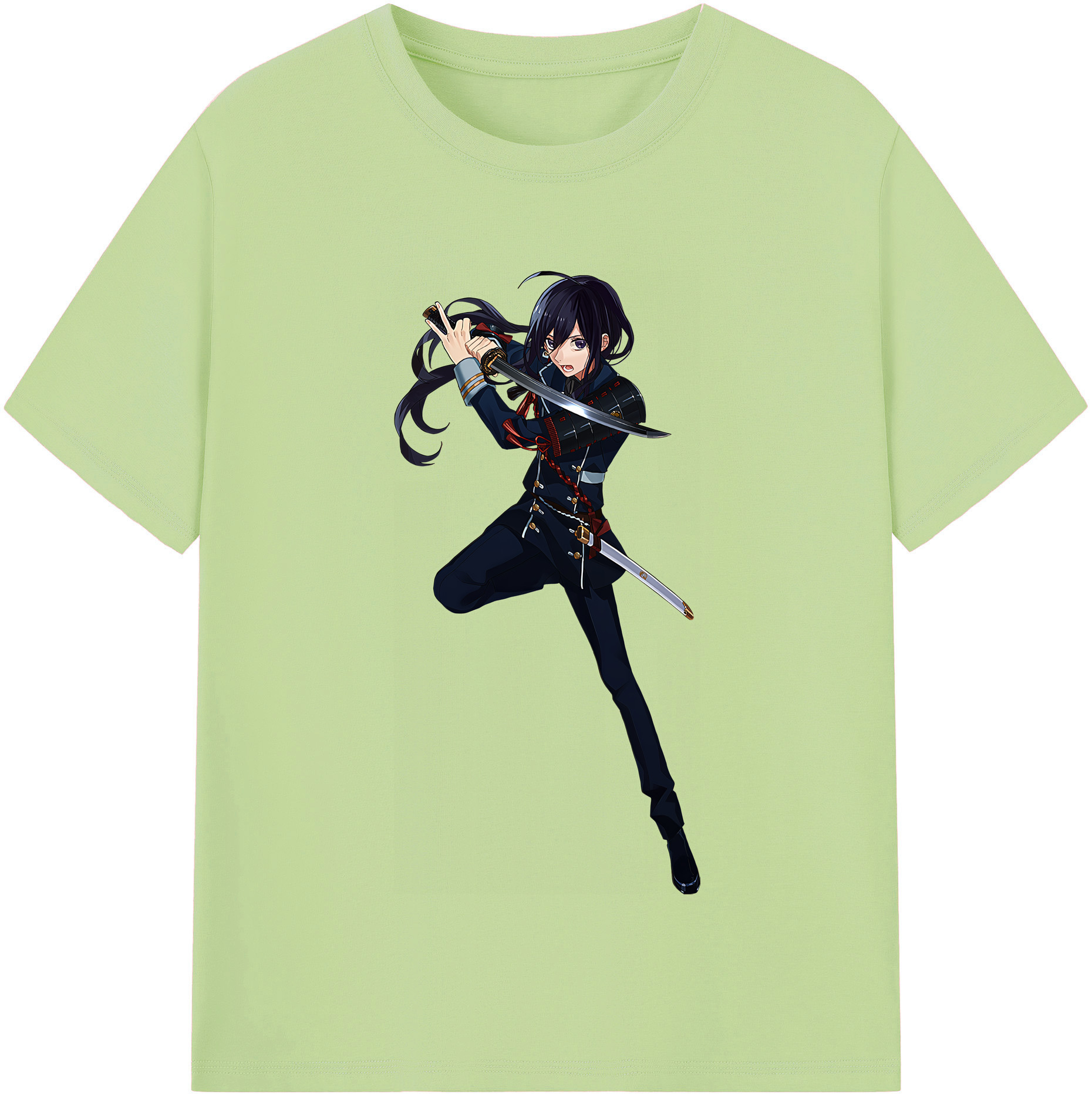 （画像用） 刀剣乱舞 Touken Ranbu 綿100％半袖Tシャツ（フロントプリント）